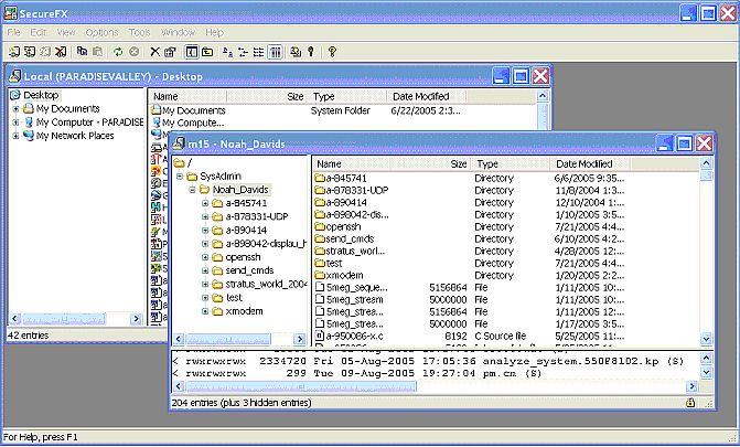 figure 19 SecureFX SFTP client should be here